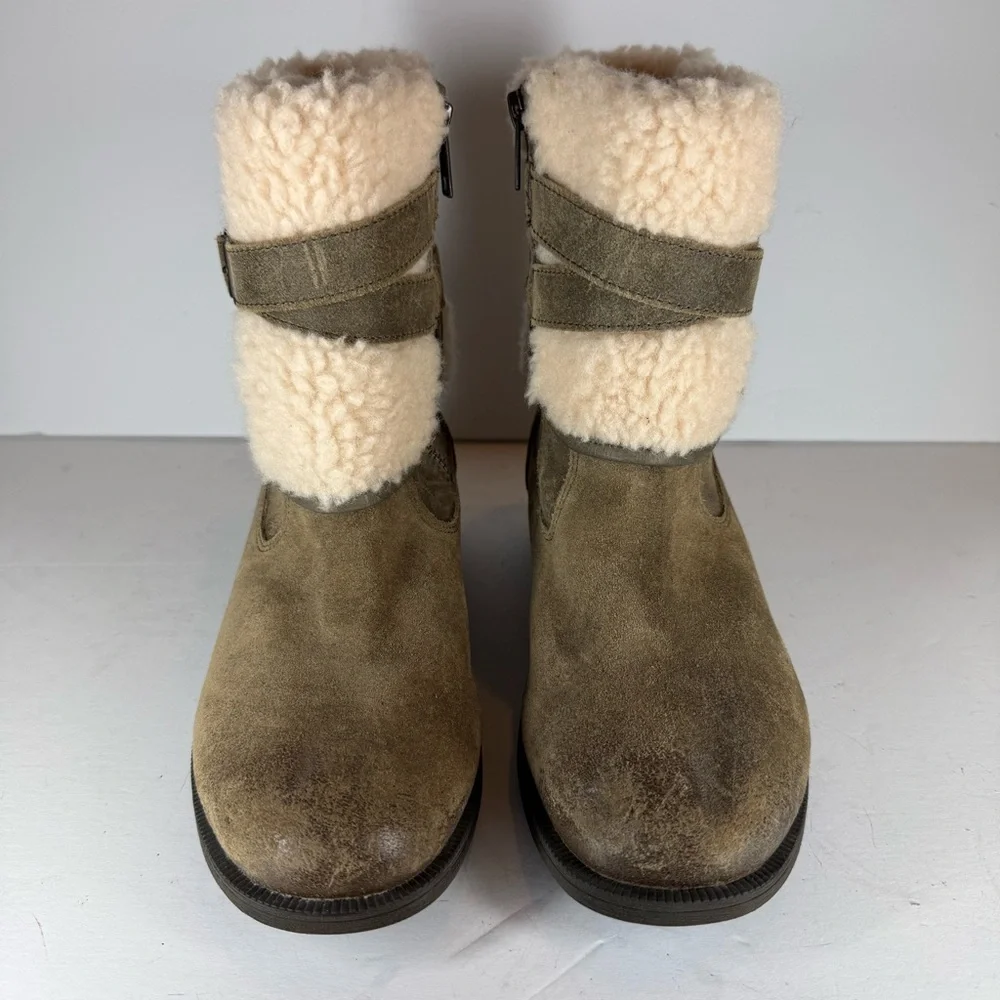 UGG Blayre Boot‎ III Tan Shearling Winter Boots Women’s Size 7